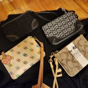 Coach wristlets $25 each